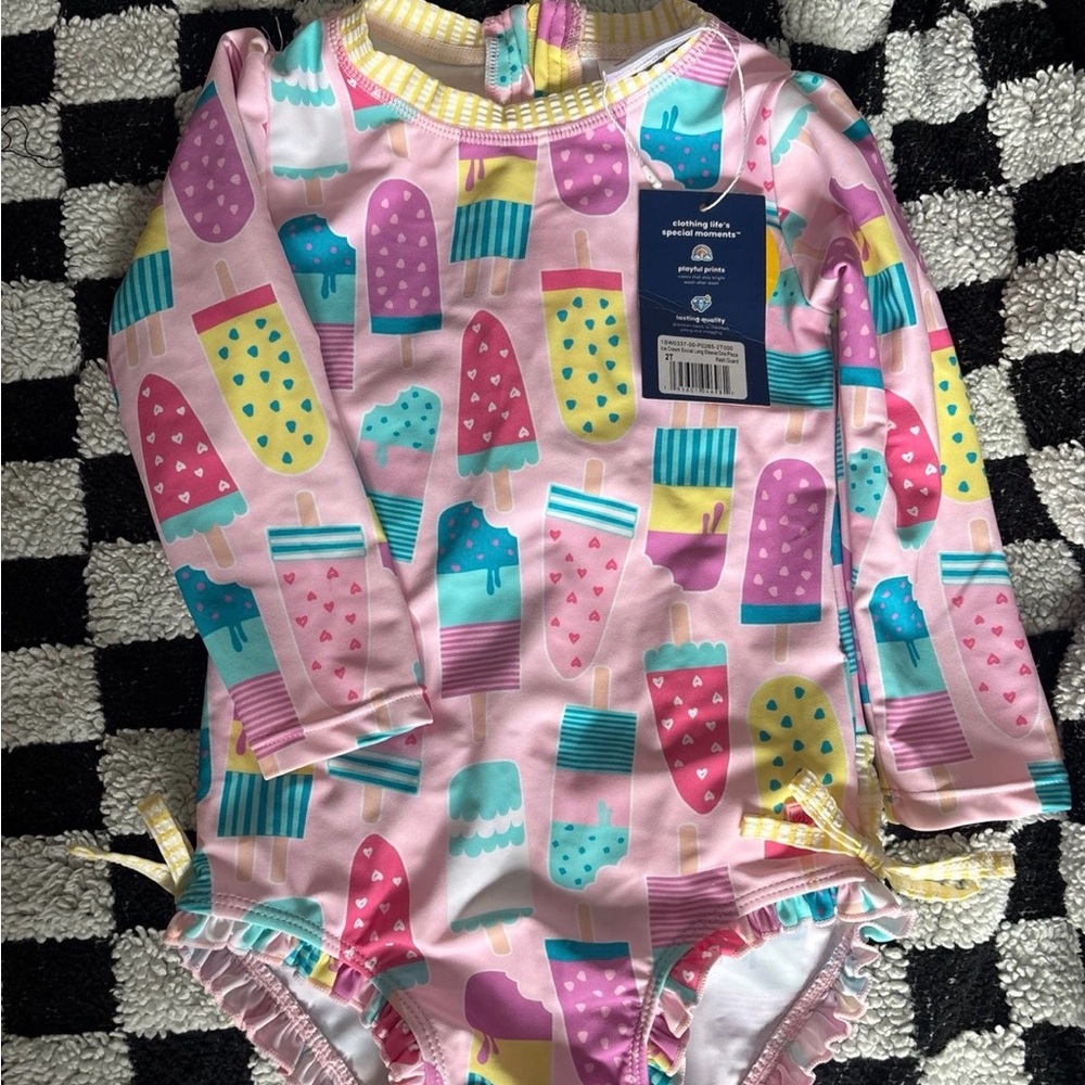 Rullfebutts icecream swimsuit size 2T brand new with tags